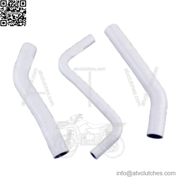 For 2006-2018 Honda TRX450R TRX450ER White Silicone Coolant Radiator Hose Kit