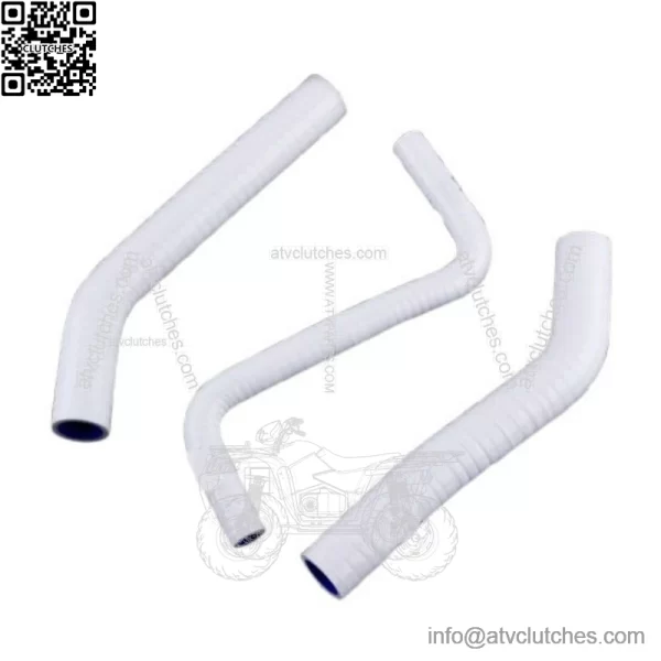 For 2006-2018 Honda TRX450R TRX450ER White Silicone Coolant Radiator Hose Kit - Image 2