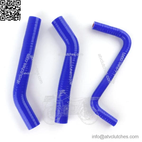 For 2006-2018 Honda TRX450R TRX450ER White Silicone Coolant Radiator Hose Kit - Image 5