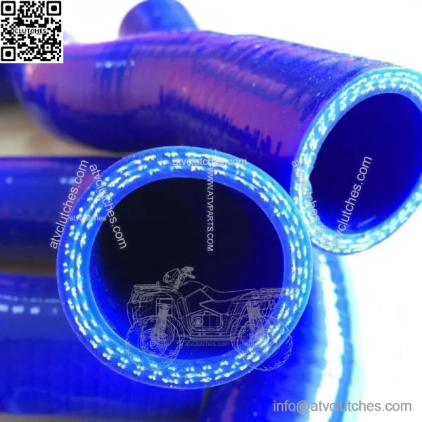 Blue For Yamaha YFZ450X 10-11/YFZ450R 2009-2013 Silicone Radiator Coolant Hoses - Image 3