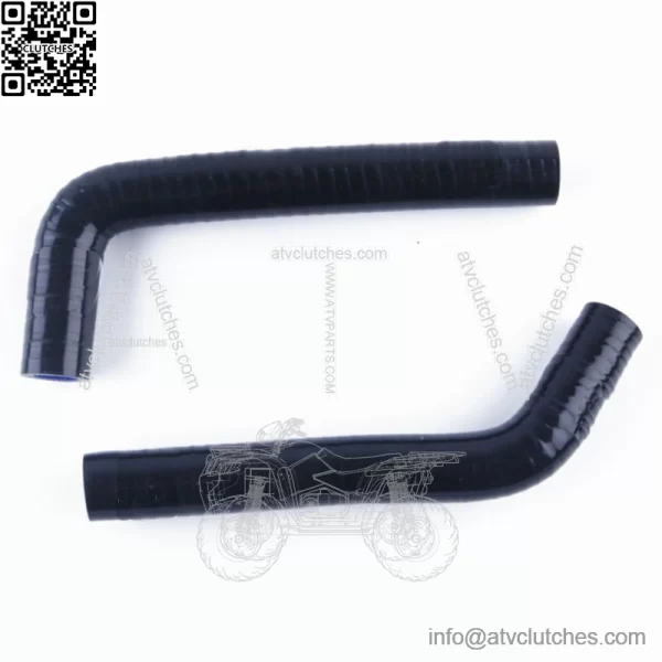 For 2004-2013 Yamaha YFZ 450 YFZ450 Silicone Radiator Hoses Black Coolant Pipe - Image 2