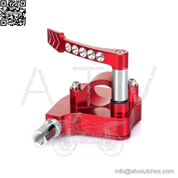 Thumb Throttle Assembly For Honda TRX 450R 450ER 300EX 400EX LT-R450 Billet Red - Image 3