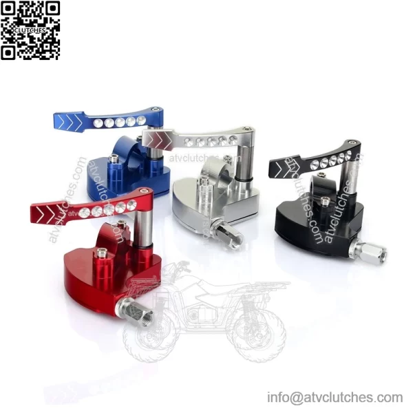 Thumb Throttle Assembly For Honda TRX 450R 450ER 300EX 400EX LT-R450 Billet Red - Image 5