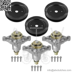 604214 603988 52" Deck Spindle & Pulley For Hustller Raptor Limited Raptor EX