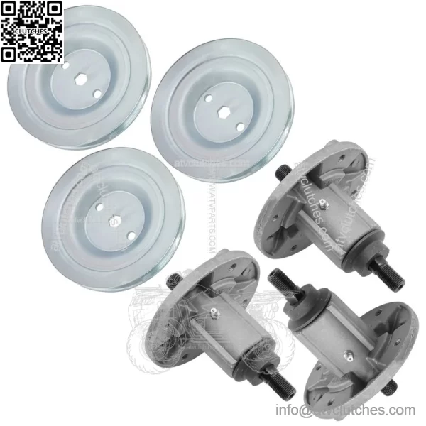Deck Spindle & Pulley for John Deere 190C D170 E180 G110 LA150 LA175 S180 54" - Image 4