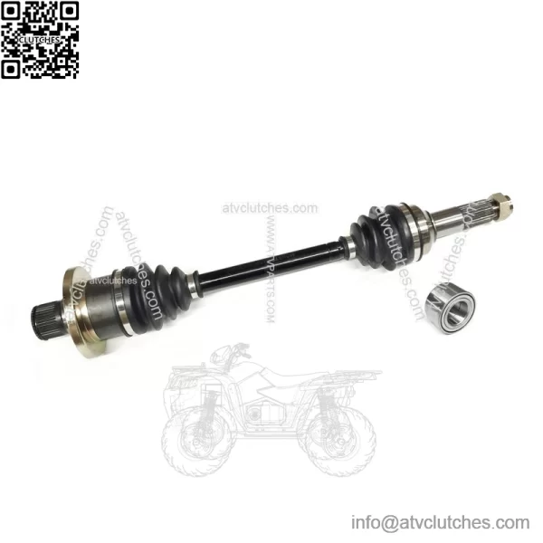 Rear Left CV Axle & Wheel Bearing for Yamaha, 2003-2008 Grizzly 660 4x4