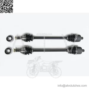 Set of Rear Axles & Wheel Bearings for Polaris RZR XP XP 4 1000 14-15