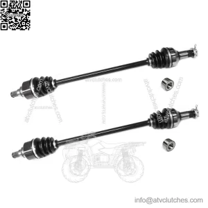 Set of Front Axles & Wheel Bearings for Arctic Cat Wildcat 1000 12-15