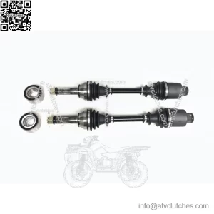 Set of Rear Axles & Bearings for Polaris Sportsman 400 500 & 800 11-15