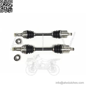 Set of Rear Axles & Wheel Bearings for Arctic Cat Wildcat Trail 700 14-20