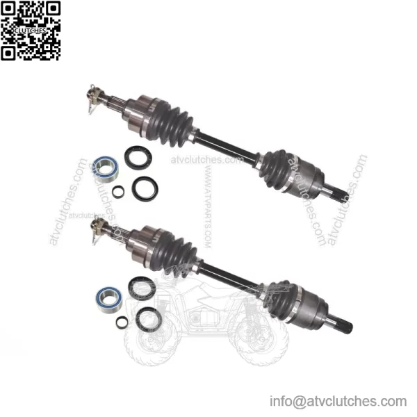 Front CV Axles & Wheel Bearing Kits for Honda Rancher 350 400 420 4x4