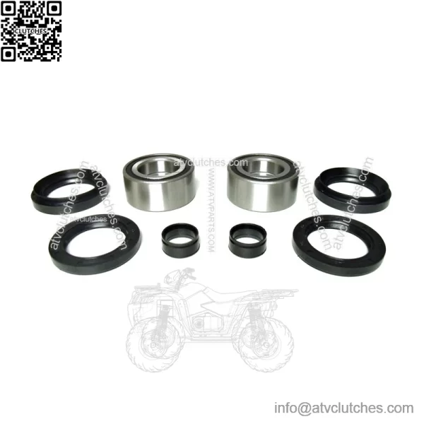 Set of Front Axles & Wheel Bearing Kits for Honda Foreman 450 1998-2004 - Image 3