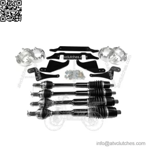 Axles 2" Lift Set with Wheel Spacers for Polaris RZR S 900 & S 1000