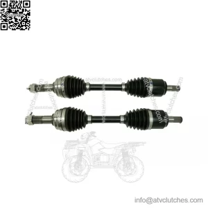 Front Axle Pair for Honda Rancher IRS 20-24, 44350-HR6-B01, 44250-HR7-AK1