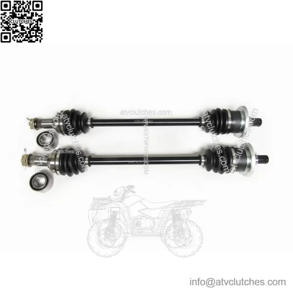 Set of Front Axles & Bearings for Arctic Cat Prowler 550 650 700 1000 4x4 - Image 2