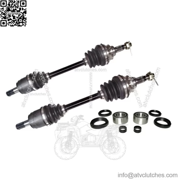 Front Axles with Bearing Kits for Honda Foreman, Rincon & Rubicon 500/680