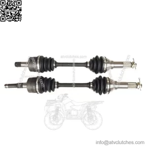 Pair of Front Axles for Yamaha Grizzly 660 4x4 2002