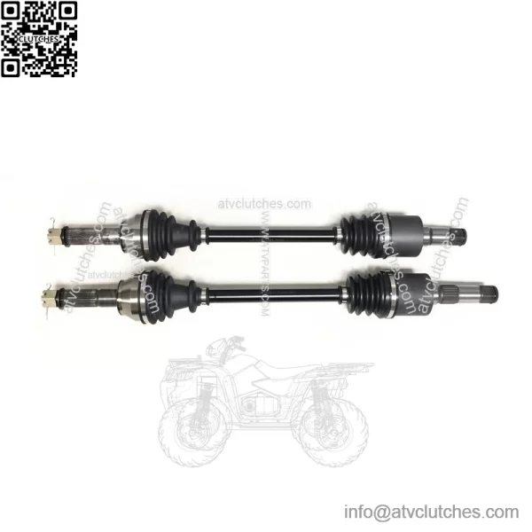 Pair of Rear Axles for Polaris Ranger 500 700 800, 2204857 2204858