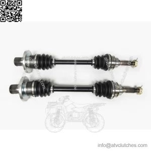 Pair of Rear Axles for Suzuki King Quad 450, 500, 750 2007-2022