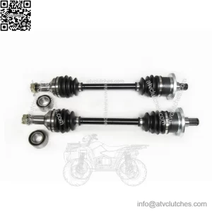 Set of Front Axles & Bearings for Arctic Cat 450 500 550 650 700 1000