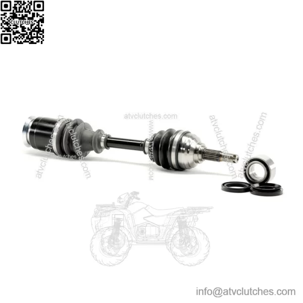 Front Right Axle & Bearing Kit for Arctic Cat 300 400 454 500 98-01