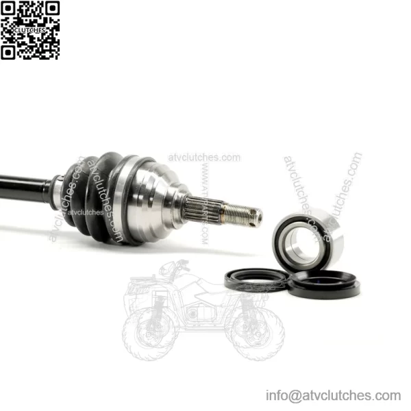 Front Right Axle & Bearing Kit for Arctic Cat 300 400 454 500 98-01 - Image 3