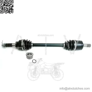 Rear Left Axle & Bearing for Kawasaki Mule PRO FX DX, 59266-0049