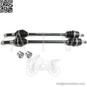 Set of Front Axles & Bearings for Kawasaki Mule Pro FX FXR FXT DX DTX