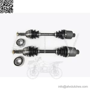 Pair of Rear Axles & Wheel Bearings for Polaris Sportsman 700 2002