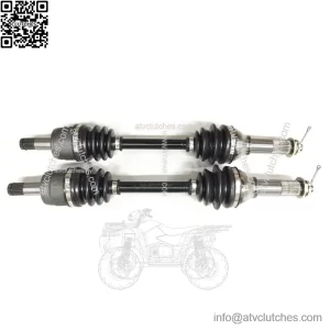 Pair of Front Axles for Yamaha Grizzly, Bruin, Kodiak, & Wolverine 4x4