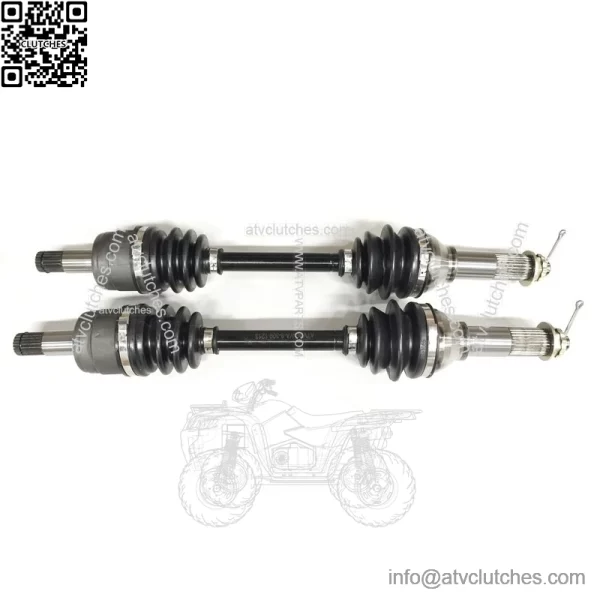 Pair of Front Axles for Yamaha Grizzly, Bruin, Kodiak, & Wolverine 4x4