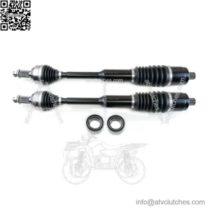 Axles Rear Axle Pair with Bearings for Polaris RZR S & General, 1333081