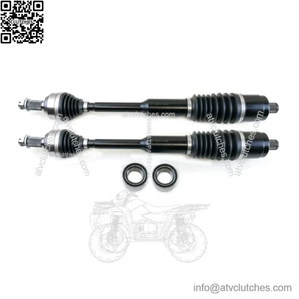 Axles Rear Axle Pair with Bearings for Polaris RZR S & General, 1333081
