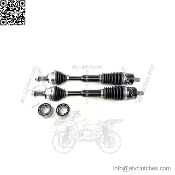 Axles Front Pair with Bearings for Polaris Scrambler & Sportsman ATV