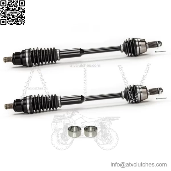 Axles Front CV Axle Pair & Bearings for Polaris Ranger UTV, 1332856
