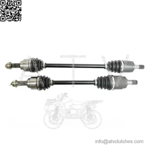 Pair of Rear CV Axles for Honda Big Red 700 2009-2013 UTV