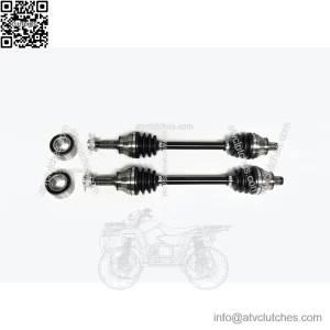 Set of Rear Axles & Bearings for Polaris Sportsman 300 & 400, Hawkeye 300
