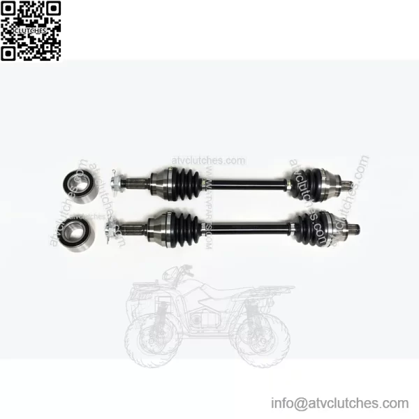 Set of Rear Axles & Bearings for Polaris Sportsman 300 & 400, Hawkeye 300