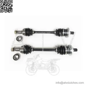 Set of Rear Axles & Bearings for Arctic Cat 400 500 550 650 700 1000