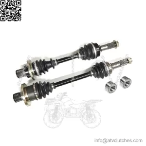 Set of Rear Axles & Wheel Bearings for Yamaha Grizzly 660 2003-2008