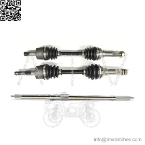 Axle Set for Yamaha Kodiak 450 2003-2004 YFM450, Set of 3