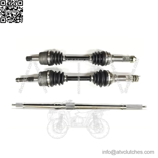 Axle Set for Yamaha Kodiak 450 2003-2004 YFM450, Set of 3