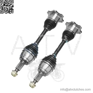 Pair Front CV Axle Shafts for Chevy Silverado GMC Sierra 1500 Tahoe Yukon 6-Lug