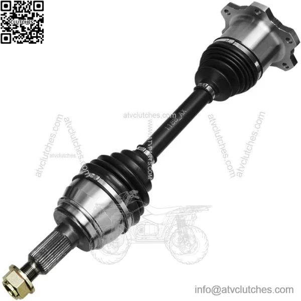 Pair Front CV Axle Shafts for Chevy Silverado GMC Sierra 1500 Tahoe Yukon 6-Lug - Image 2