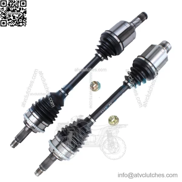 Front Left Right CV Axle Shafts for 2003-2008 Ford Fusion Mazda 6 Mercury Milan