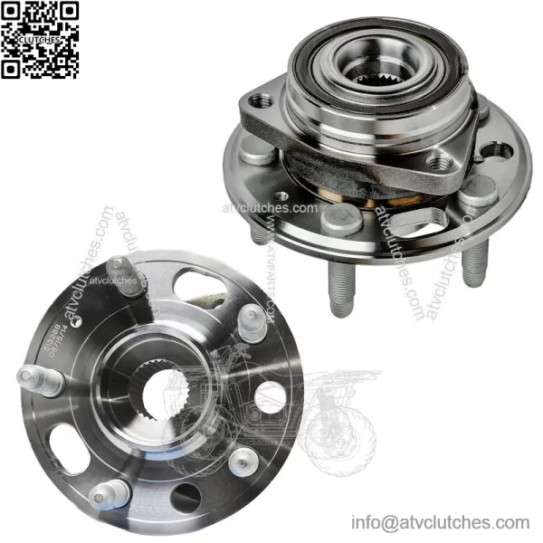 FRONT CV Axle Shaft + Wheel Hub Bearing for 10-16 Chevy Equinox GMC Terrain 2.4L - Image 4