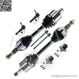 Front CV Axle Shaft + Lower Ball Joint + Tie Rod Ends for Regal Impala Intrigue