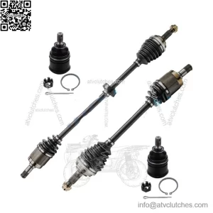 Front CV Axle Shafts Lower Ball Joints for 1992 - 1999 2000 Honda Civic Acura	EL