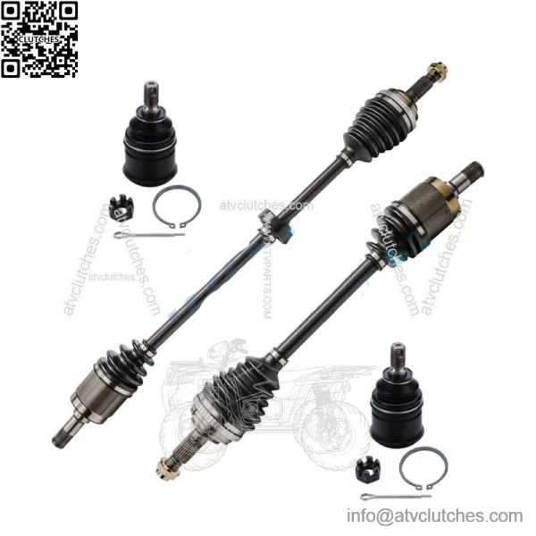 Front CV Axle Shafts Lower Ball Joints for 1992 - 1999 2000 Honda Civic Acura	EL