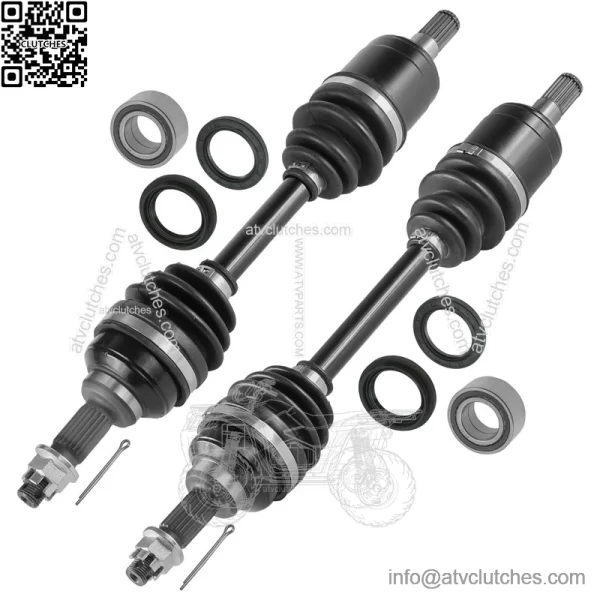 Front CV Joint Axle W/ Bearing for Honda TRX450ES TRX450S Foreman 450 1998-2001